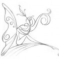 Spirit Drawimg Butterfly Peace