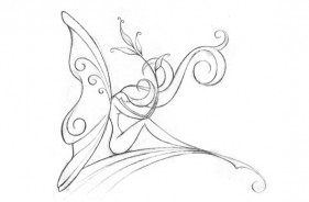 Spirit Drawimg Butterfly Peace
